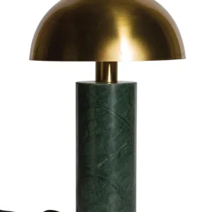 מנורת שולחן זהב