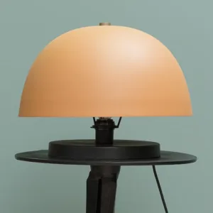 מנורת שולחן פטריה כתומה