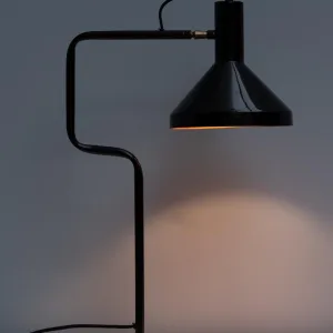 מנורת ברזל שחור מבריק